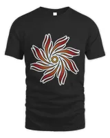 Autumn Pinwheel V  T-Shirt