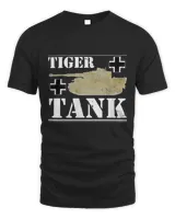 Tiger Tank  Historical World War  WW German Panzer  T-Shirt