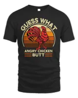 Chicken Chick Angry Vintage Guess What Chicken Butt Farm Chicken Butt 156 Rooster Hen