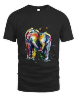elephant watercolor t shirt