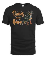Dog Doxies make me Happy Especially for Doxie owners dog lover