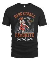 Basketball Coach Is My Favorite Season Santa Basketball Coach Basketball