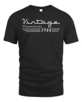 75th birthday 75 years old 75th vintage retro 1944 birthday t shirt
