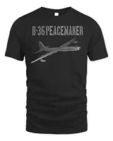 b 36 b36 peacemaker airplane bomber airplane t shirt