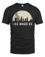 Los Angeles Vintage Baseball Distressed Gameday Retro Shirt