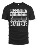 Music Literacy Matters I Like To Eat Puppies Music Meme Shirt