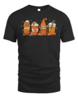 Fall Coffee Pumpkin Spice Latte Iced Warm Cozy Autumn Orange Shirt