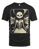 Dark Art Fairycore Butterfly Skeleton T-Shirt