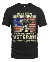 Im A Dad Grandpa and Veteran Funny Veteran Fathers Day USA 301