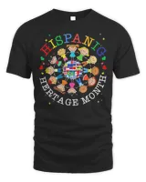 Hispanic Heritage Month All Countries Flags T-Shirt