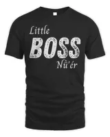 Little Boss Daughter Nu’er Girl Toddler Chinese Matching T-Shirt
