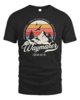 Waymaker Promise Keeper Miracle Worker Christian Bible Verse Tee Shirt