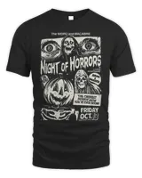 Night of Horrors Halloween Tee Shirt