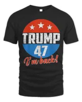 Donald Trump 47 President 2024 Election Vote Republican Tee Shirt