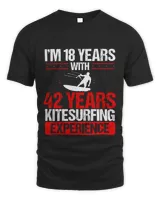 60 Year Old Kitesurfer Kiteboarding 60 Birthday14247 T-Shirt