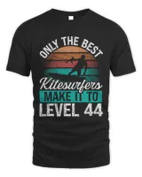 44 Kitesurf Level 44 Year Retro Kiteboarding9831 T-Shirt