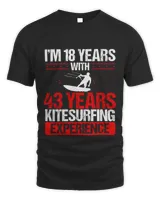61 Year Old Kitesurfer Kiteboarding 61 Birthday12040 T-Shirt