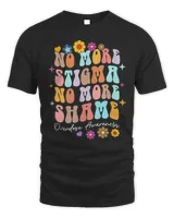 No More Stigma & Shame Overdose Awareness Recovery Inspired T-Shirt