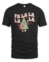 Fa La La Tree Santa Christmas T-Shirt