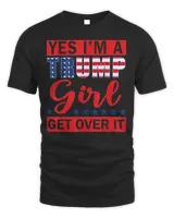 Trump Girl Get Over It 2024 Election Political Campaign Shirt