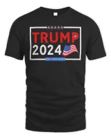 Donald Trump 2024 For President Conservative Republican T-Shirt