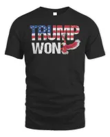 Trump Won Flag Ladies Take America Back Trump 2024 T-Shirt
