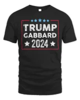 Donald Trump Tulsi Gabbard 2024 Vintage Apparel T-Shirt