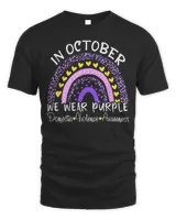 In October We Wear Purple For Domestic Violence Awareness T-Shirt