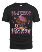 Breast Cancer Awareness Survivor Wear Pink African American Breast Cancers Women Blessed Survivor1