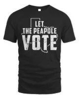 Let the People Vote Texas flag Retro Shirt