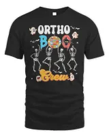Ortho Orthopedic Halloween Boo Crew Dance Skeleton Dancing Shirt