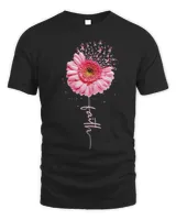 Breast Cancer Faith Sunflower Breast Cancer Awareness Shirt