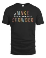 Make Heaven Crowded Jesus Faith Religious Leopard Shirt