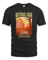 Vintage National Park of American Samoa Samoa992 T-Shirt