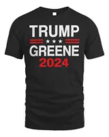 Trump Greene 2024 President Election Republican Ticket T-Shirt