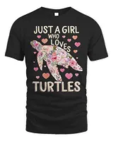 Turtle Lover Turtles Just A Girl Who Loves Turtles Love Sea Turtle Shirt Save The Turtles Ocean 23