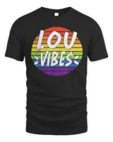 Lou Vibes Matching Squad Family Reunion Last Name Shirt