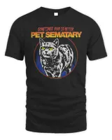 Sometimes Dead Is Better Pet Sematary Church The Cat Circle Vintage Retro T-shirt