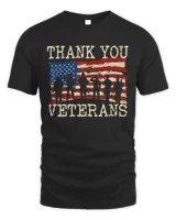 American Flag Thank you Veterans Proud Veteran Best Gift