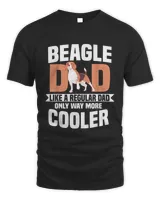 Beagle Dad Small Scent Dog Hunting Pet Owner Father's Day T-shirt