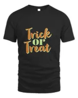 Trick or treat orange text design T-Shirt