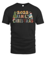 Funny 2022 Family Christmas Matching Tree Lights Xmas Shirt