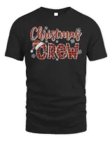 Funny Christmas Crew Red Plaid Cute Xmas Shirt