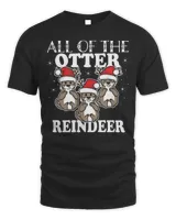 All Of The Otter Reindeer Christmas Holiday Design Unisex Sweatshirt