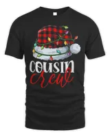 Cousin Crew Santa Red Plaid Xmas Funny Christmas Pajamas