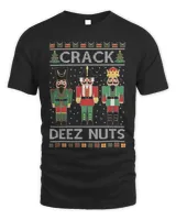 Crack Deez Nuts Funny Holiday Party Unisex Sweatshirt