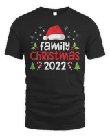 Family Christmas 2022 Matching Shirts Funny Santa Elf Squad