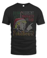 Fake News US President Santa Claus Donald Trump Ugly Christmas 2022 Ornament