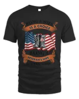 Retro US Flag Combat Boot Being Veterans Wife Is Privilege 58
