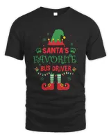 ELF Santa's Favorite Bus Driver Merry Christmas Sweatshirt